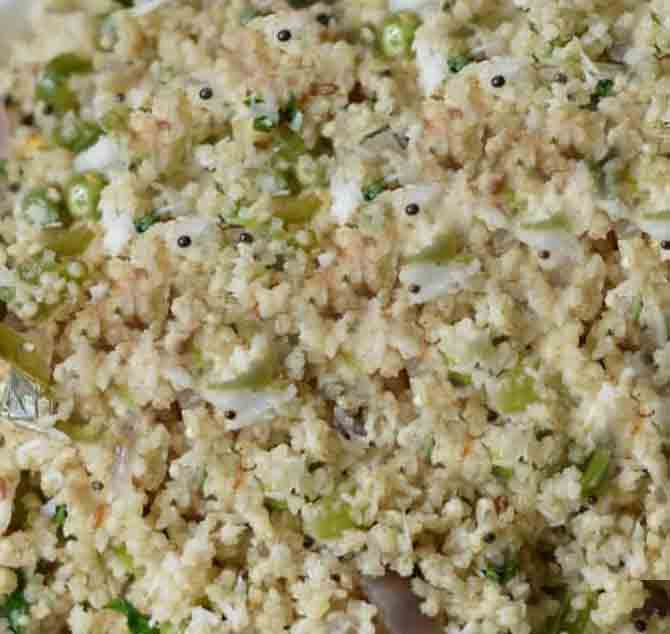 kambu upma recipe in tamil, pearl millet recipe, nattu kambu upma, upma recipe in tamil, kambu recipe, millet recipe in tamil