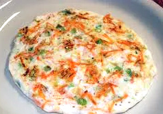 uttappam, vegetable dosai, kai dosai, set dosai, children special, south indian food, dinner, breakfast recipe in tamil