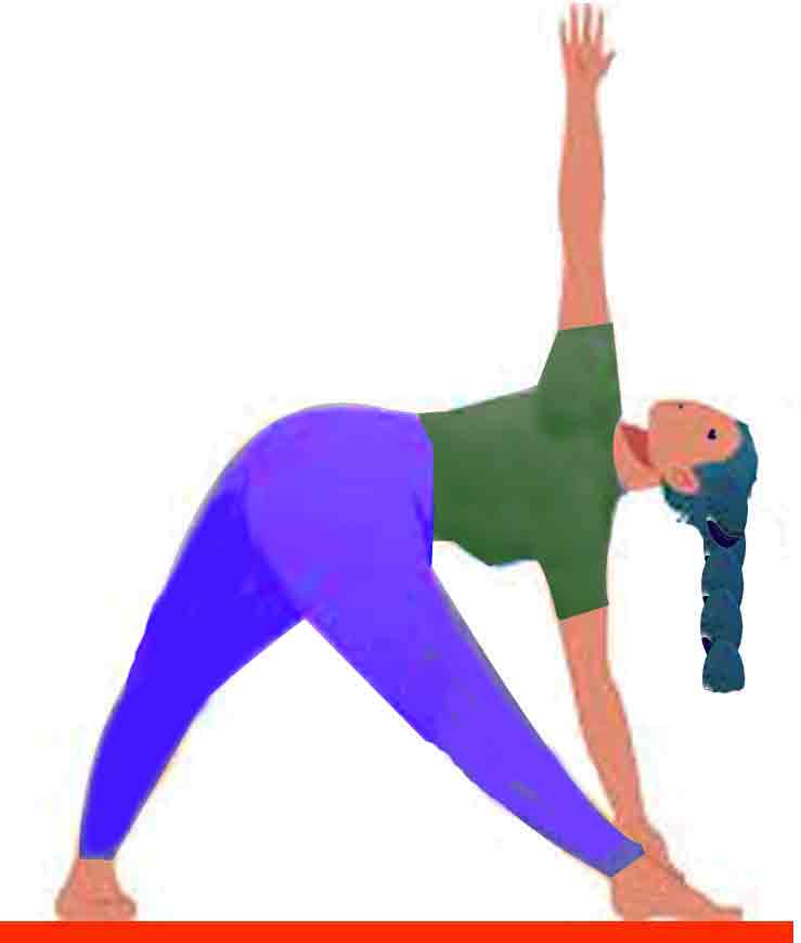 Parivrtta Trikonasana benefits tamil, Revolved Triangle yoga pose, Parivrtta Trikonasana